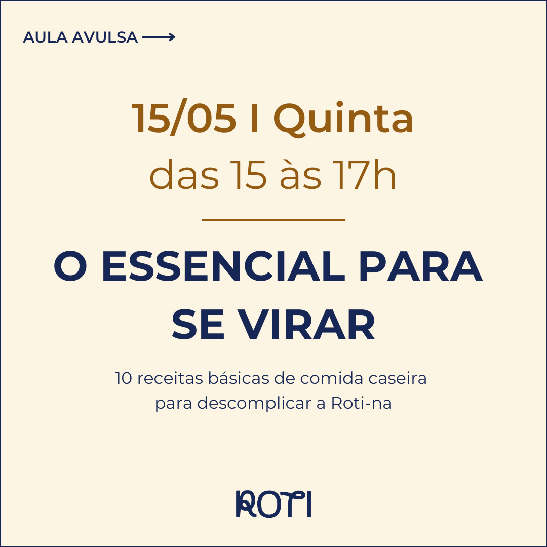 O essencial para se virar | 15/05 15-17h