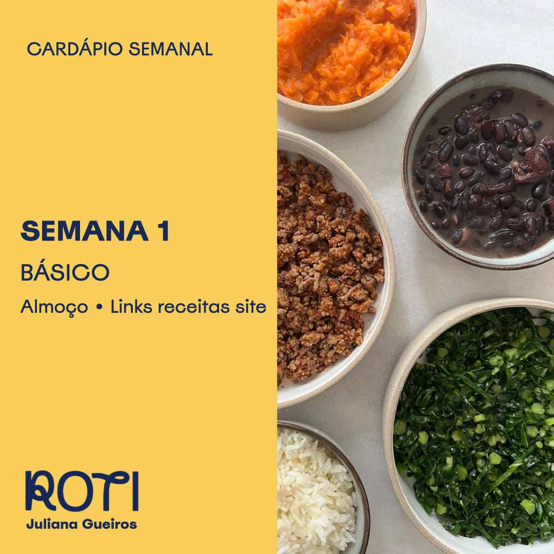 Cardápio Básico - Semana 1