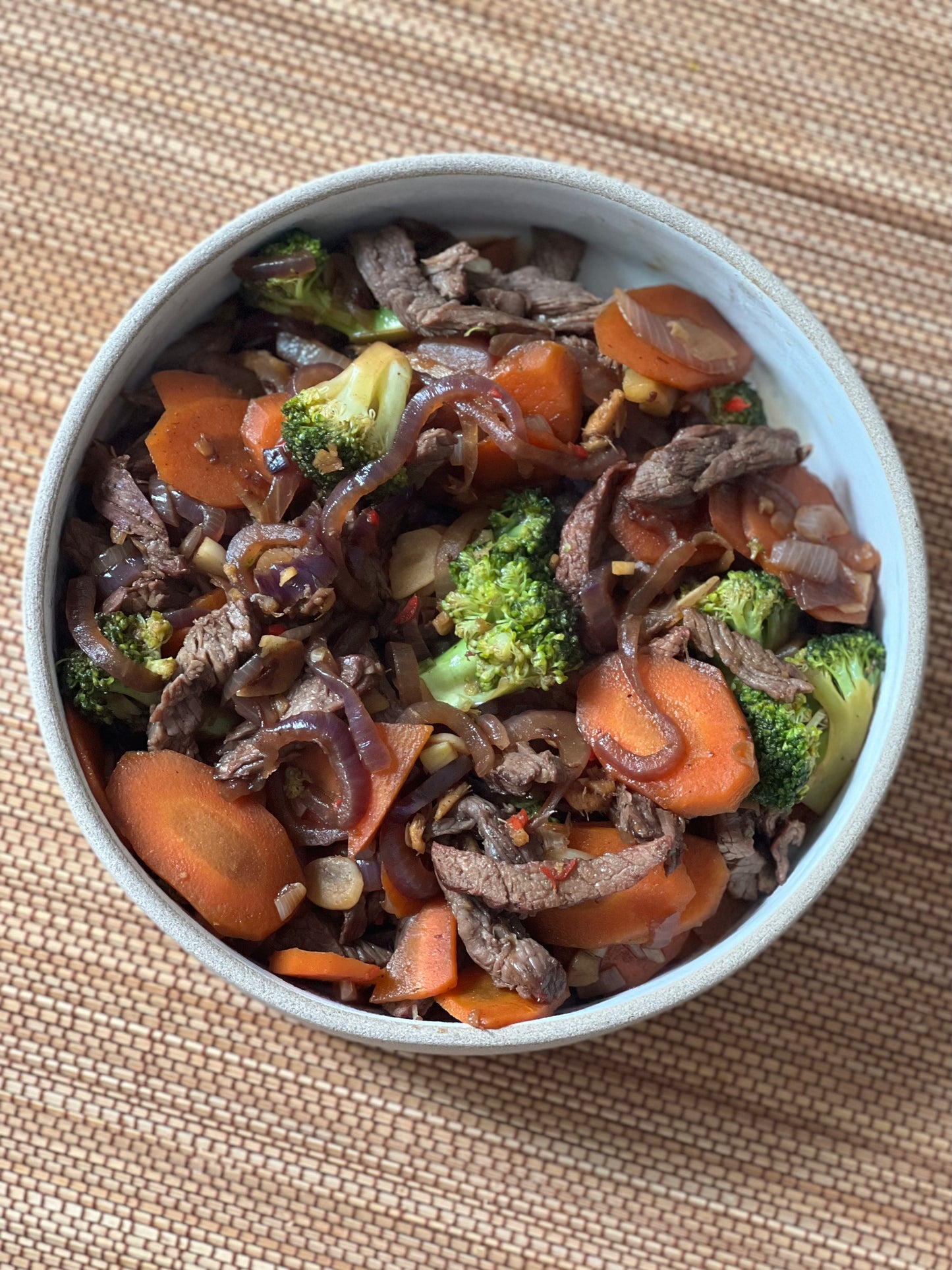 Stir fry de carne