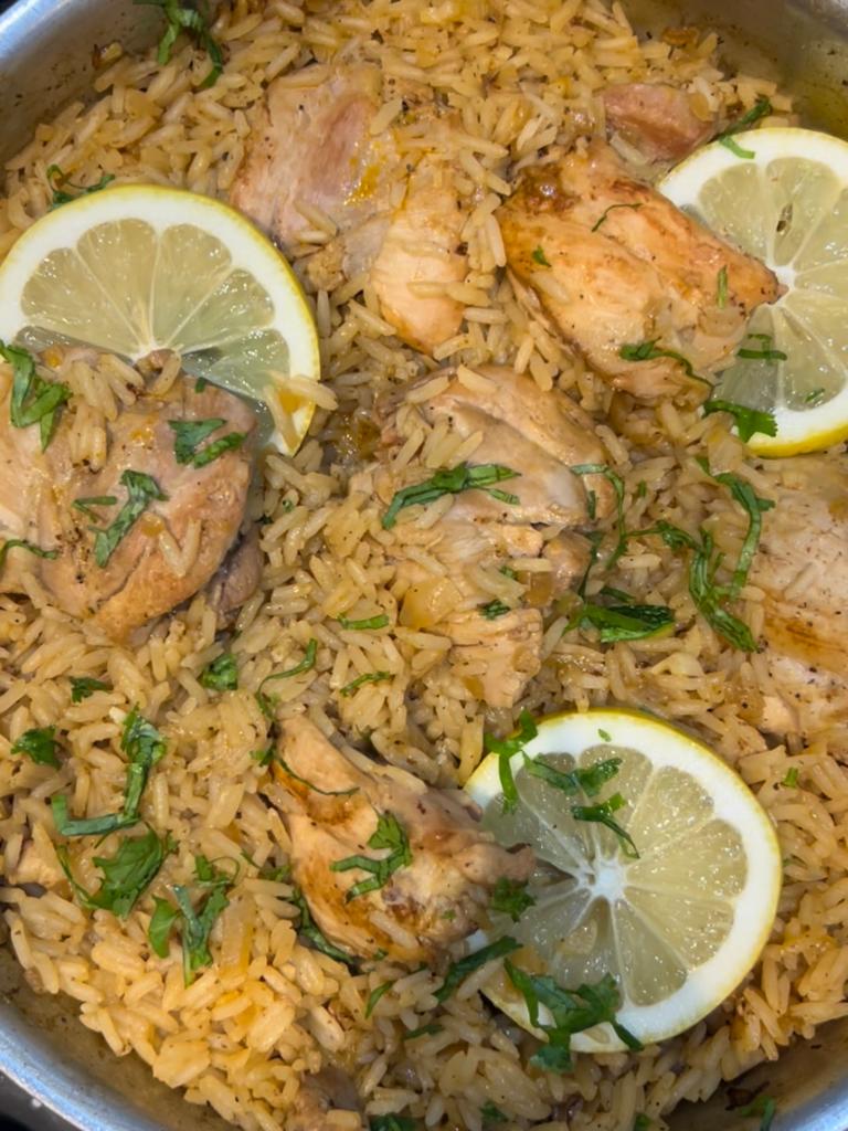 Arroz com frango