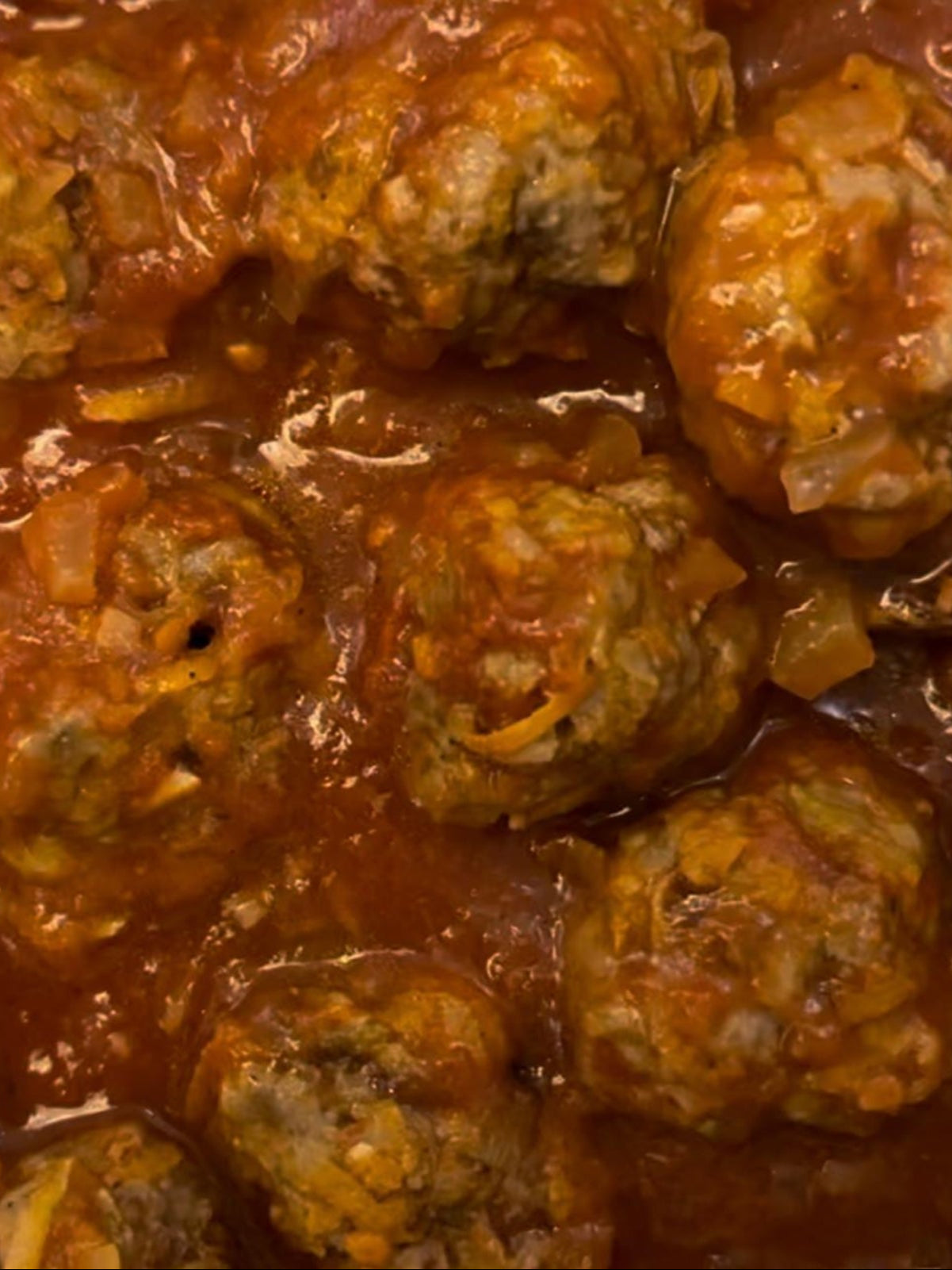 Almôndega de carne com legumes