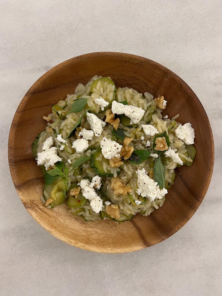 Arroz de abobrinha cremoso