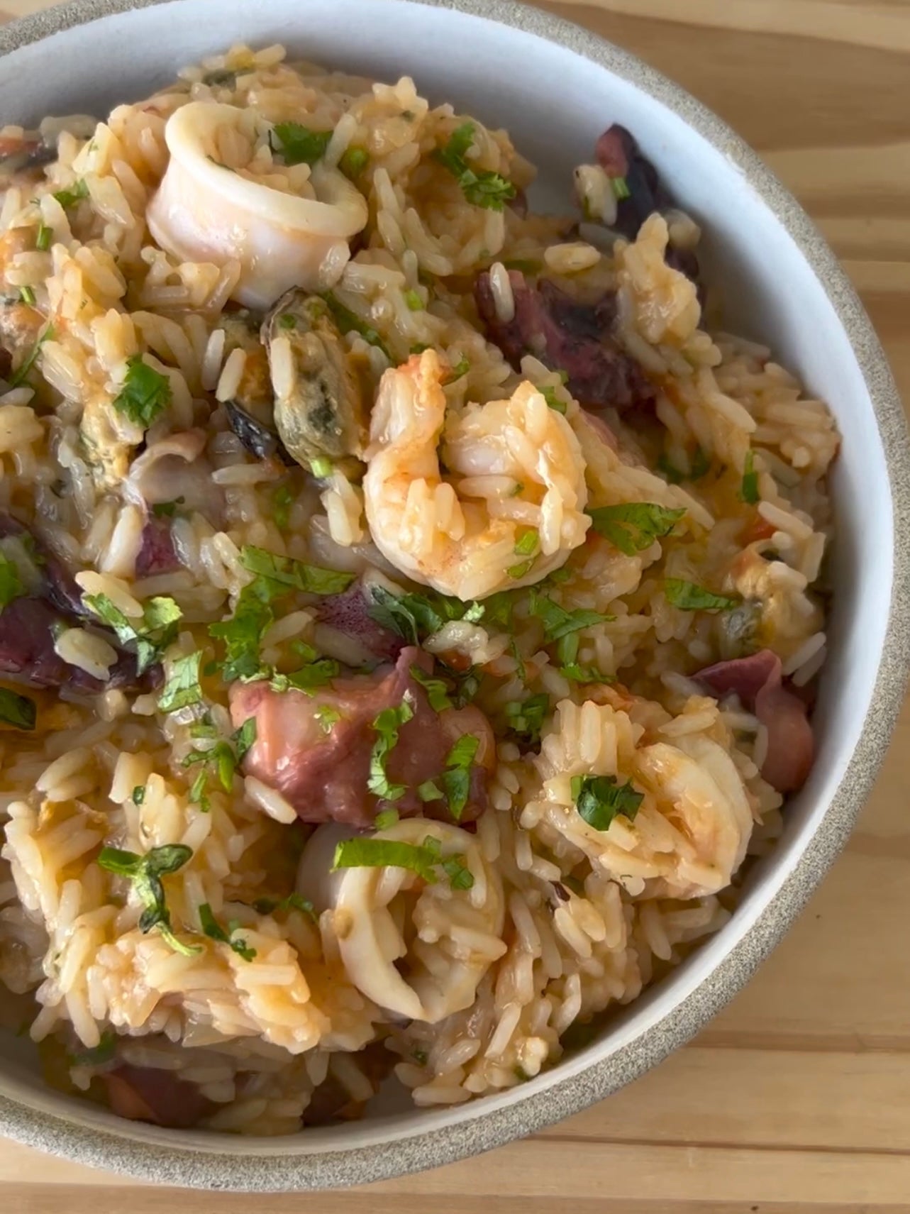 Arroz de frutos do mar