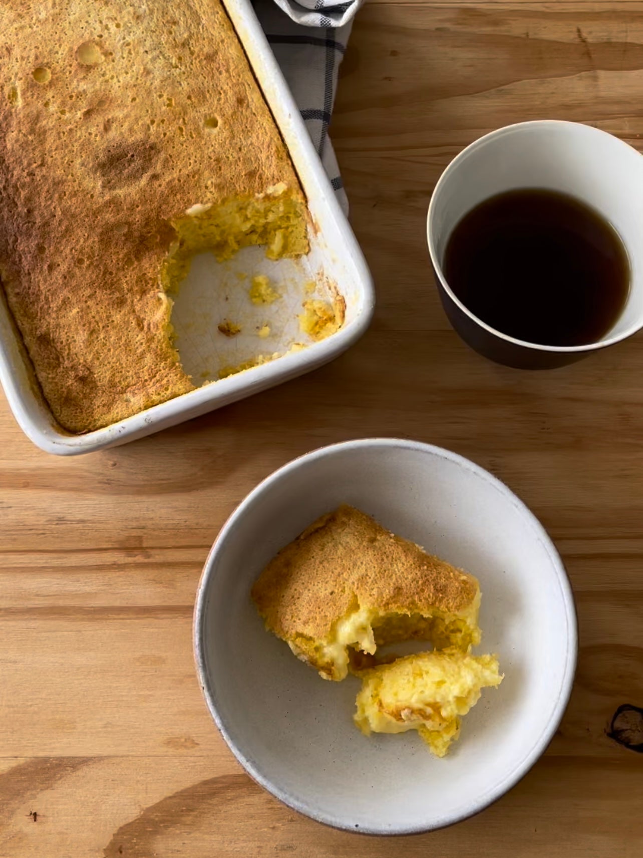 Bolo cremoso de milho