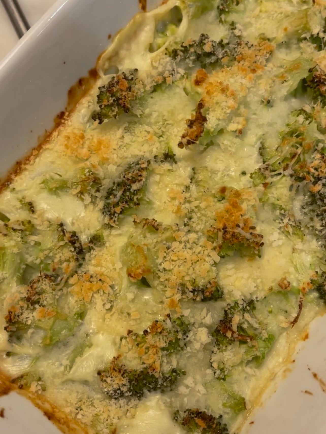 Brócolis gratinado