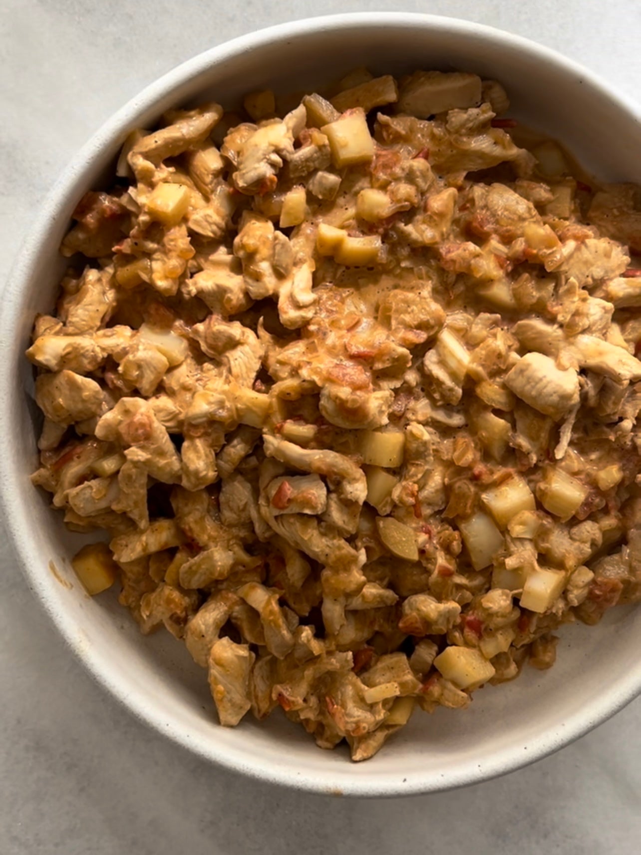 Frango grelhado ao requeijão