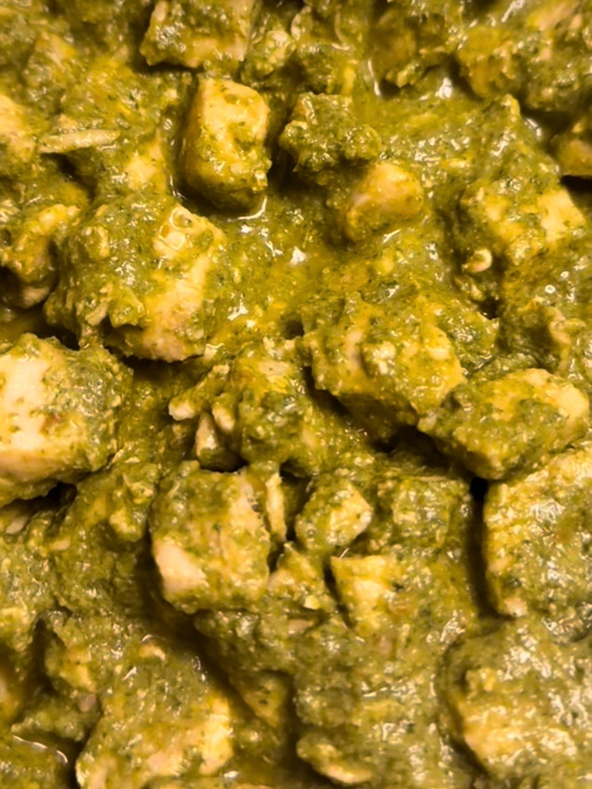 Frango com molho de espinafre