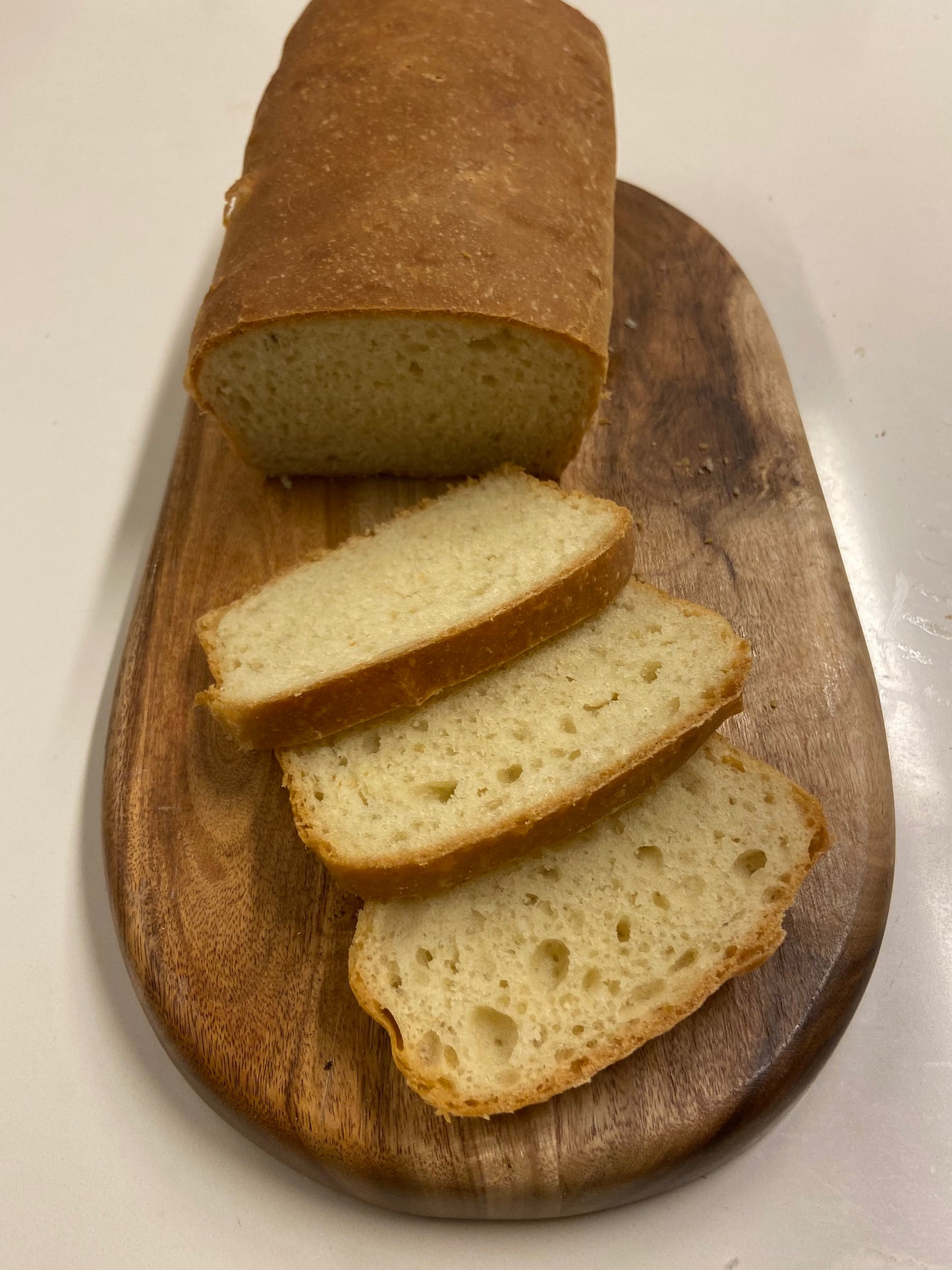 Pão de forma meio brioche