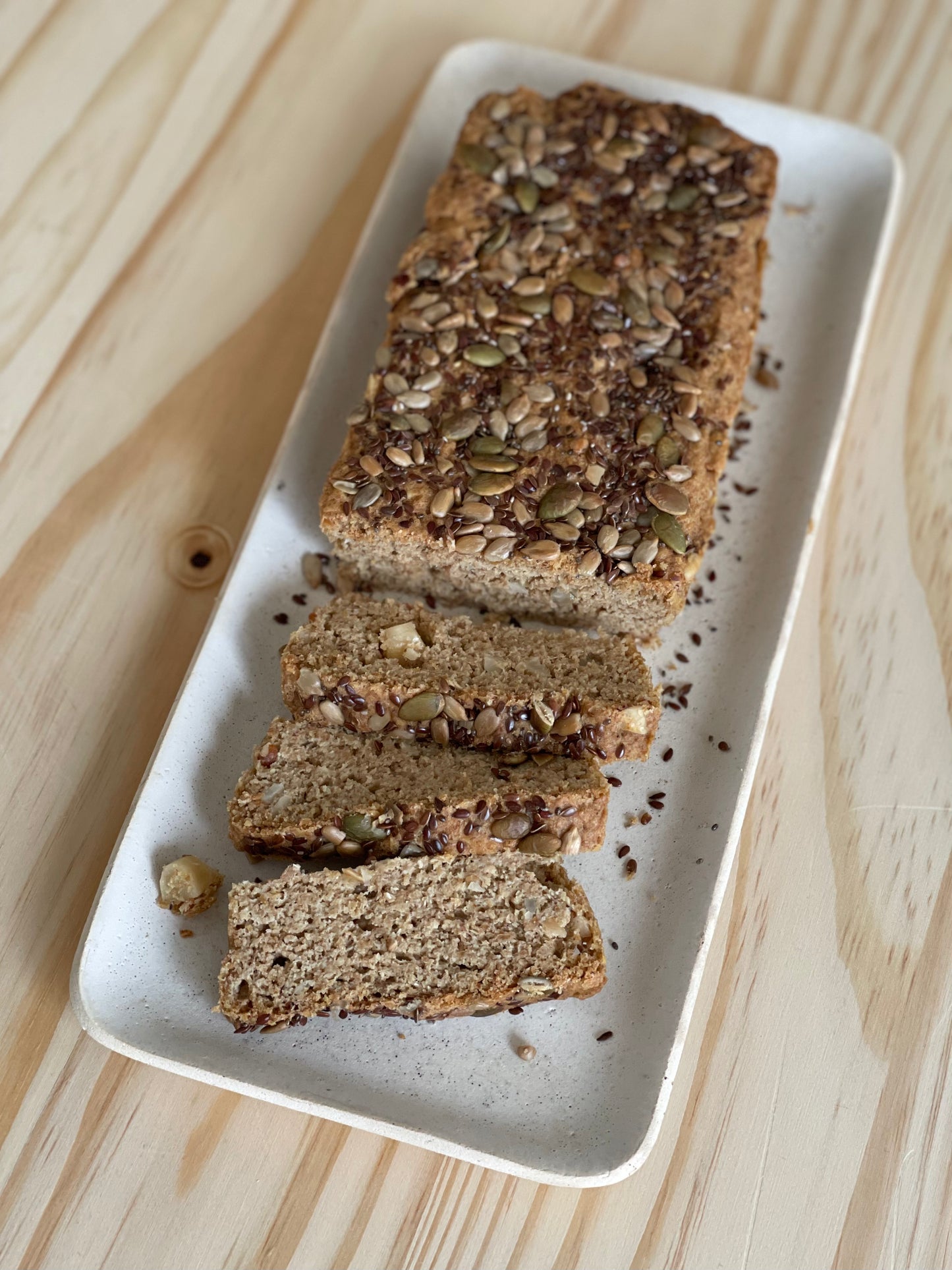 “Pão” de linhaça da minha mãe