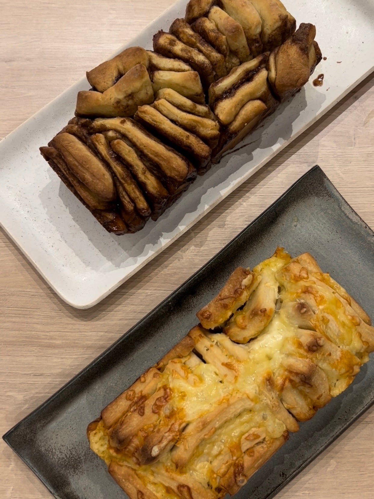 Pão doce e pão salgado