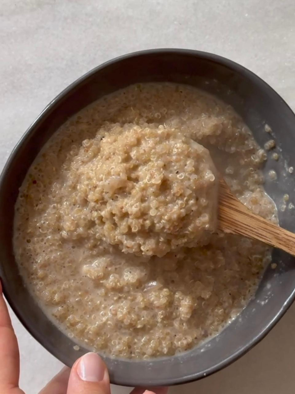 Risoto de quinoa proteico