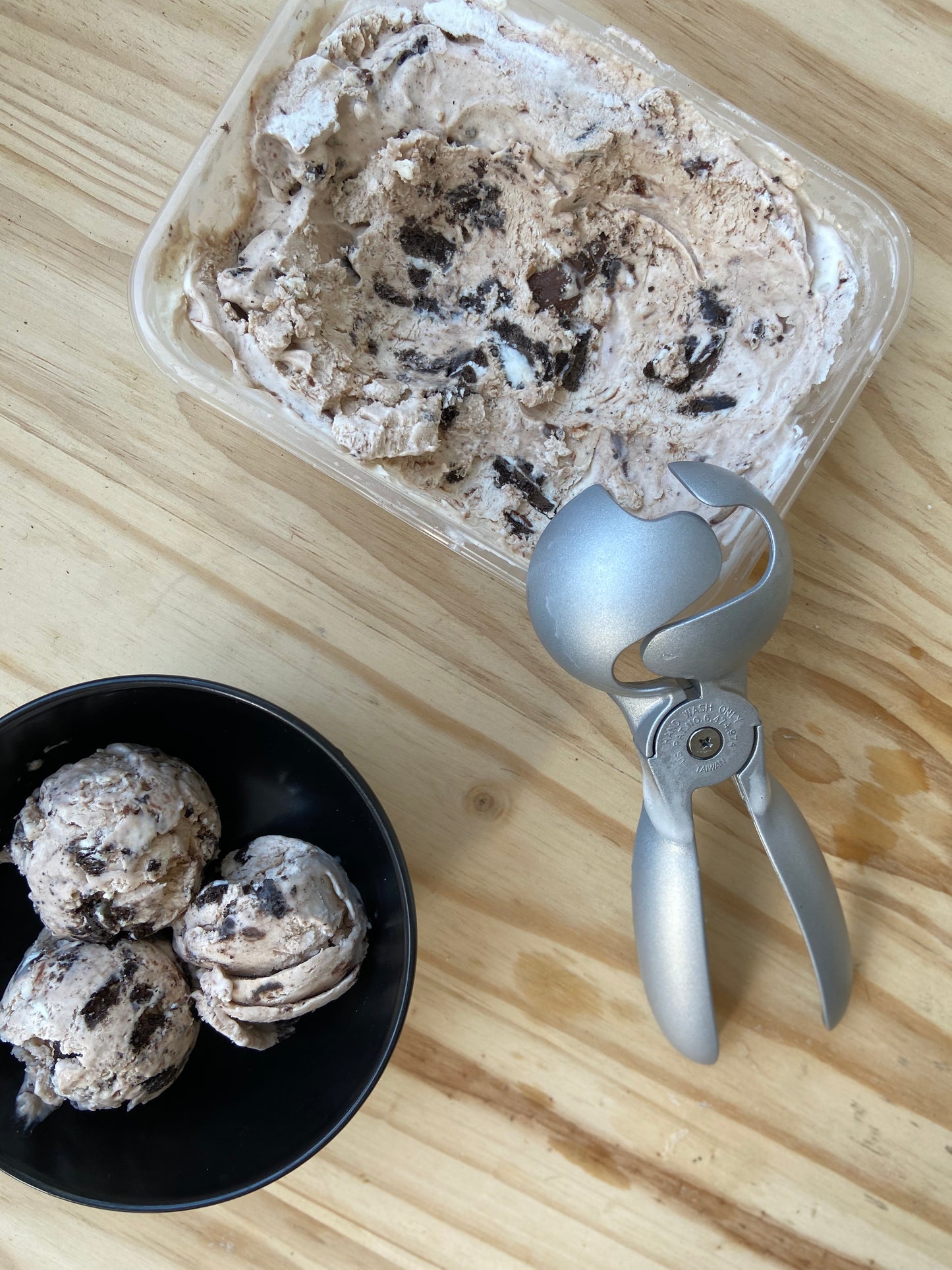 Sorvete de Oreo com Nutella