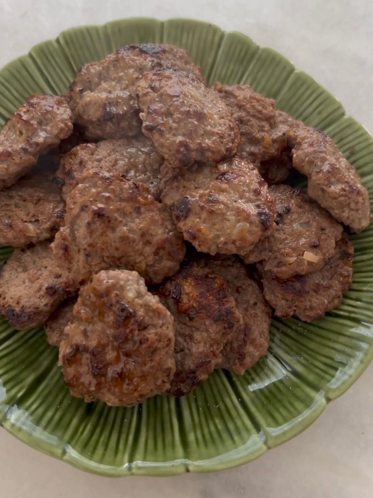 Bife de carne moída