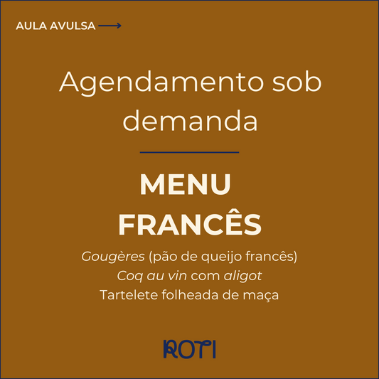 Menu Francês | Sob demanda