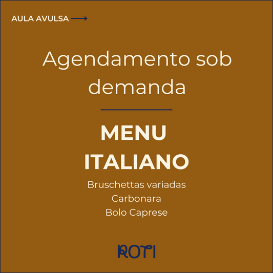 Menu Italiano | Sob demanda