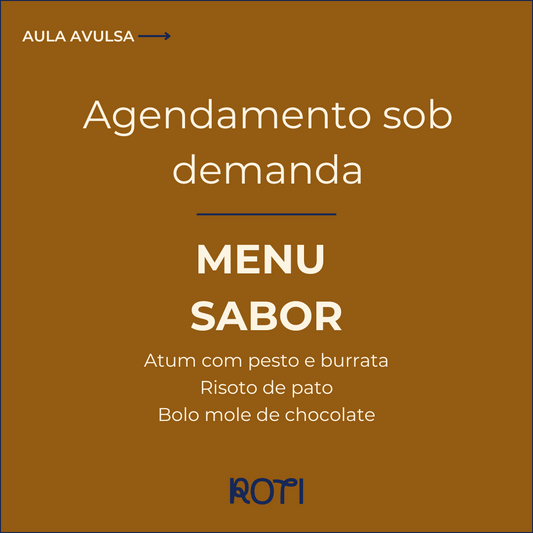 Menu Sabor | Sob demanda