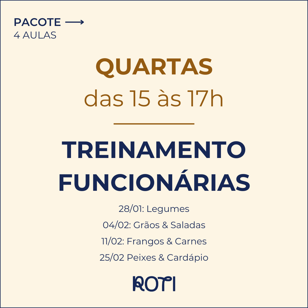 Treinamento para Funcionárias | Quartas [Fev]