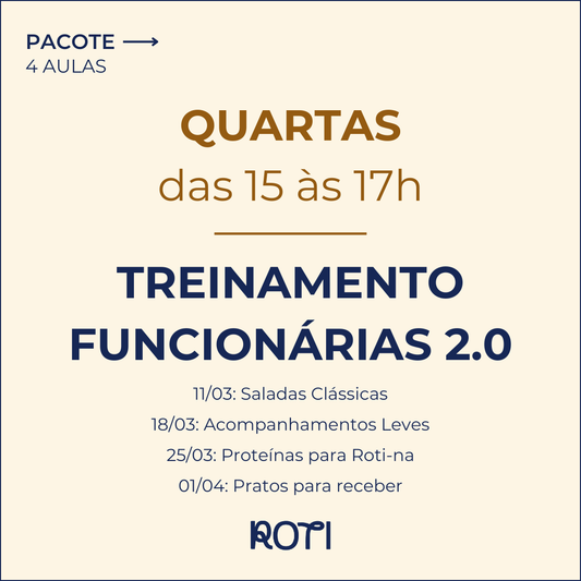 Treinamento para Funcionárias 2.0 | Quartas [Março]