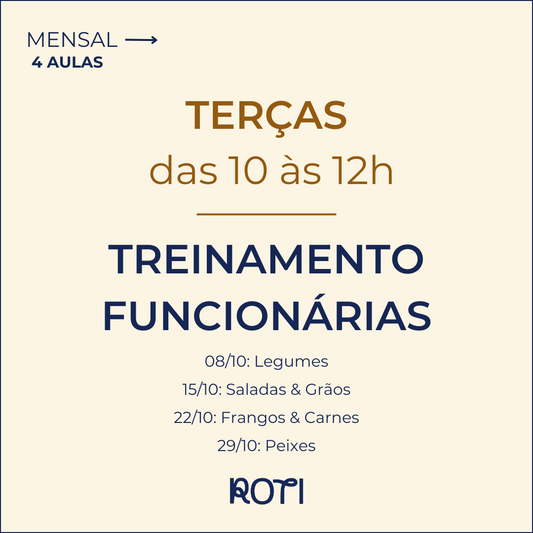 Treinamento para Funcionárias | Terças