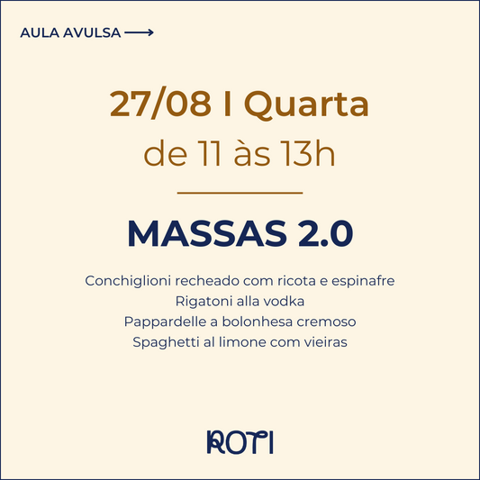 Massas 2.0 | 27/08 11-13h