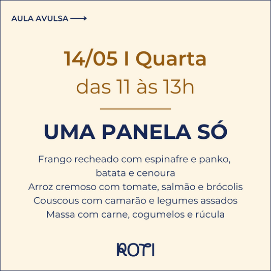 Uma panela só | 14/05 11-13h