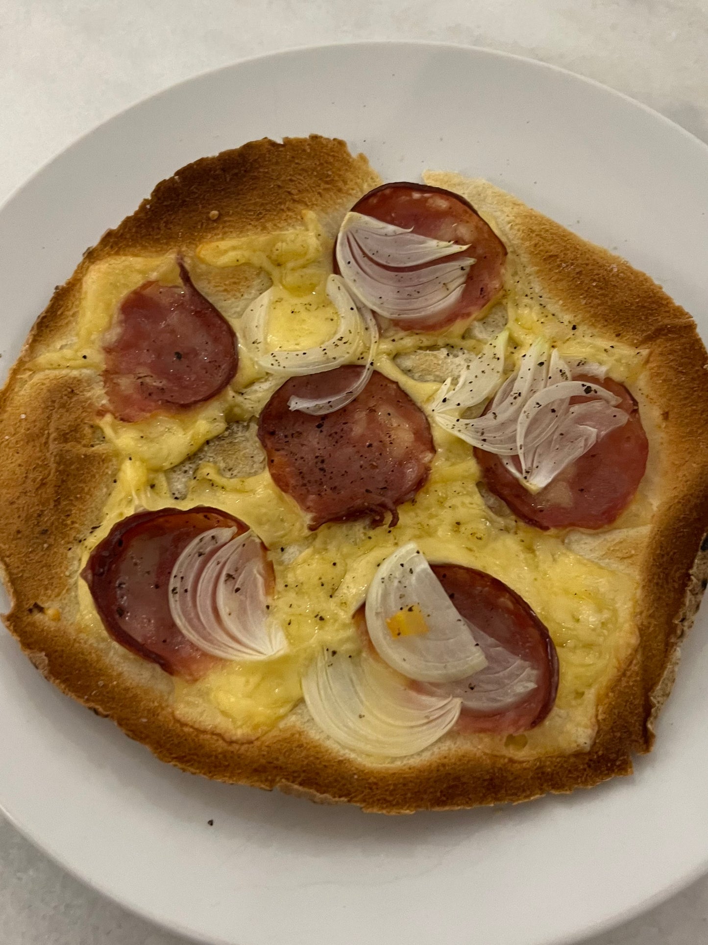 Pizza de pão arabe