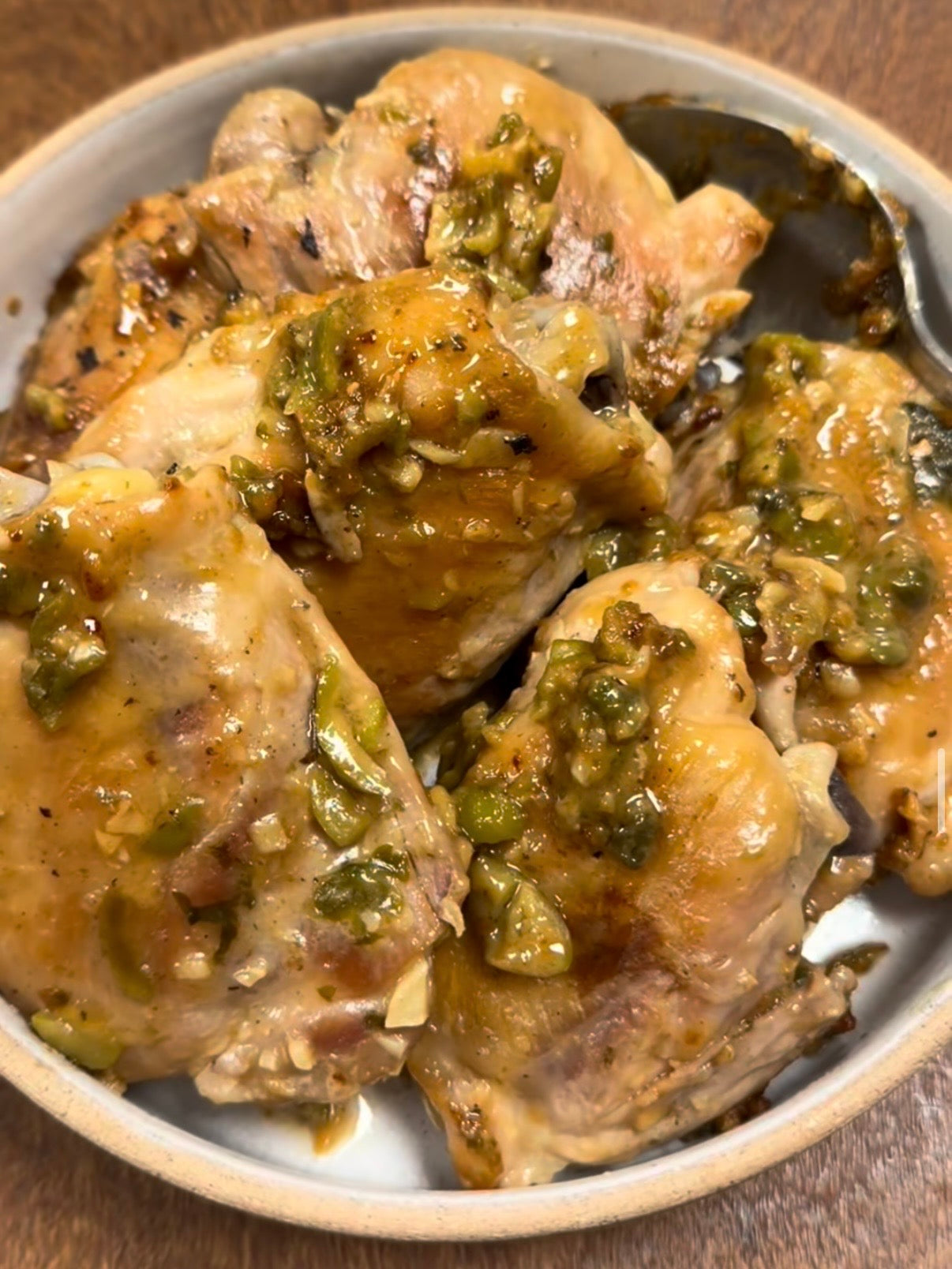 Frango com alcaparras
