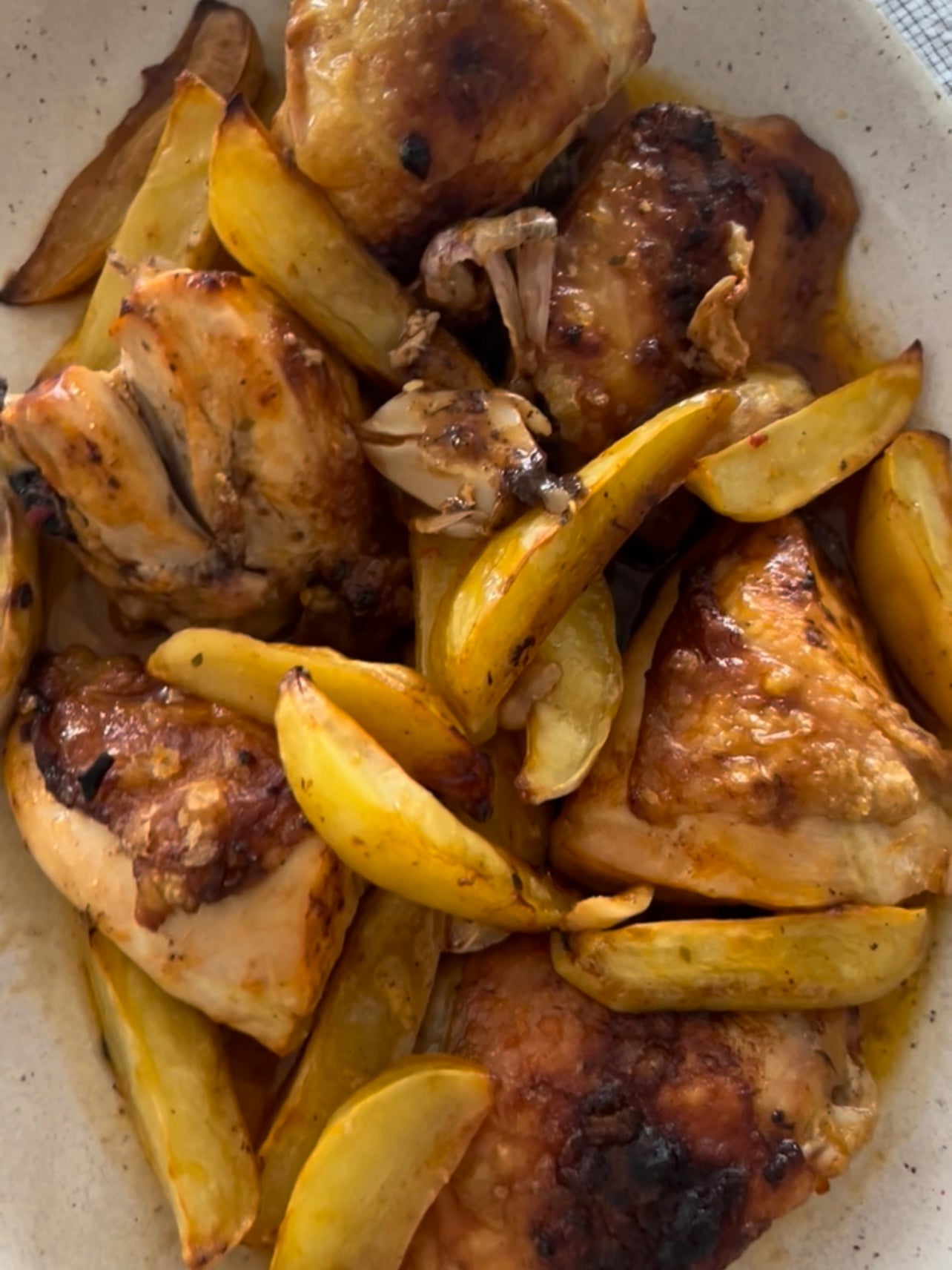 Roti Frango Frango assado levemente picante com batata – Roti na cozinha
