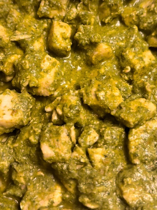 Frango com molho de espinafre