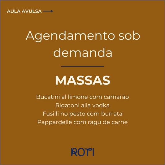 Massas | Sob demanda