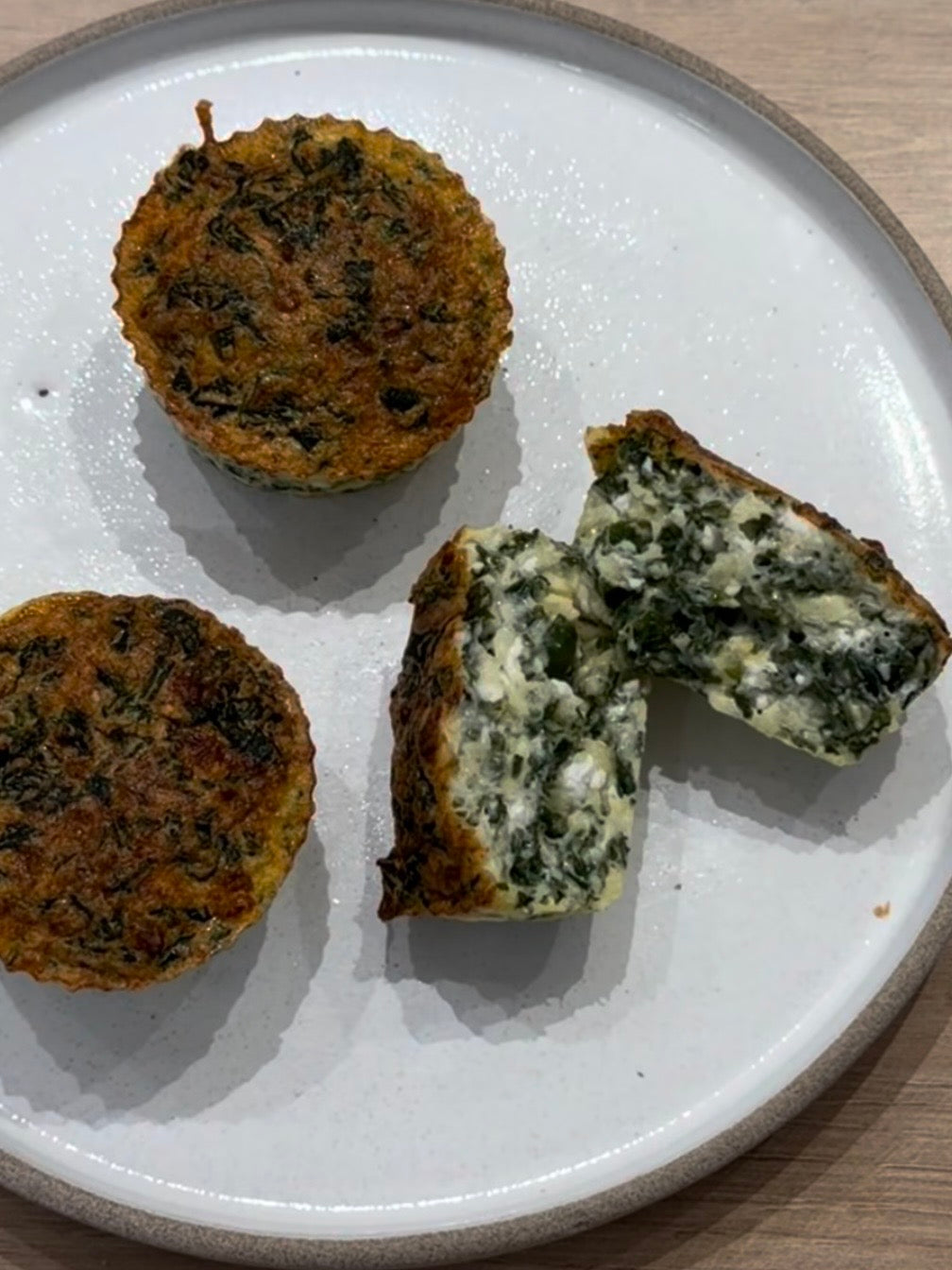 Muffin de espinafre