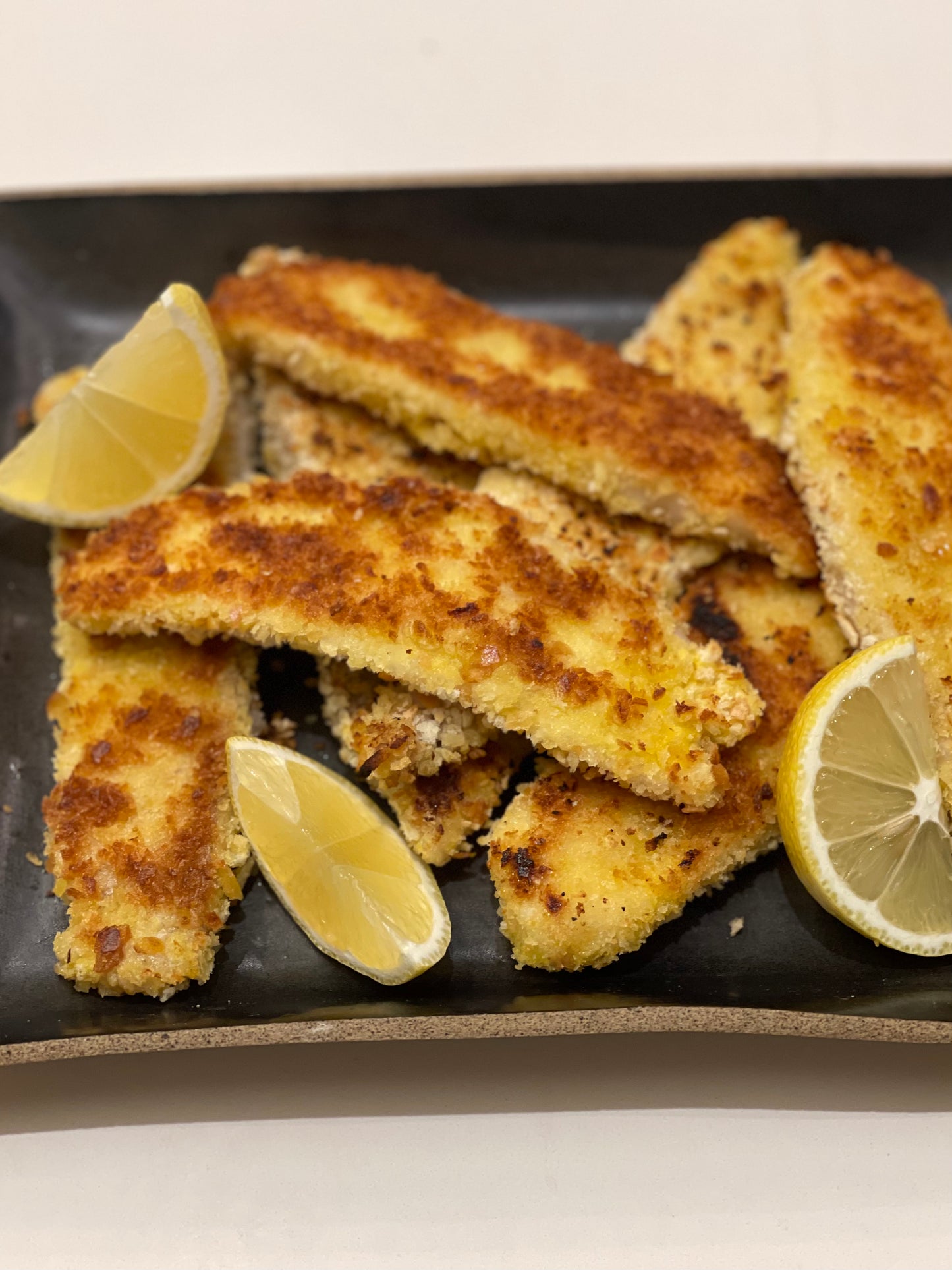 Peixe a milanesa