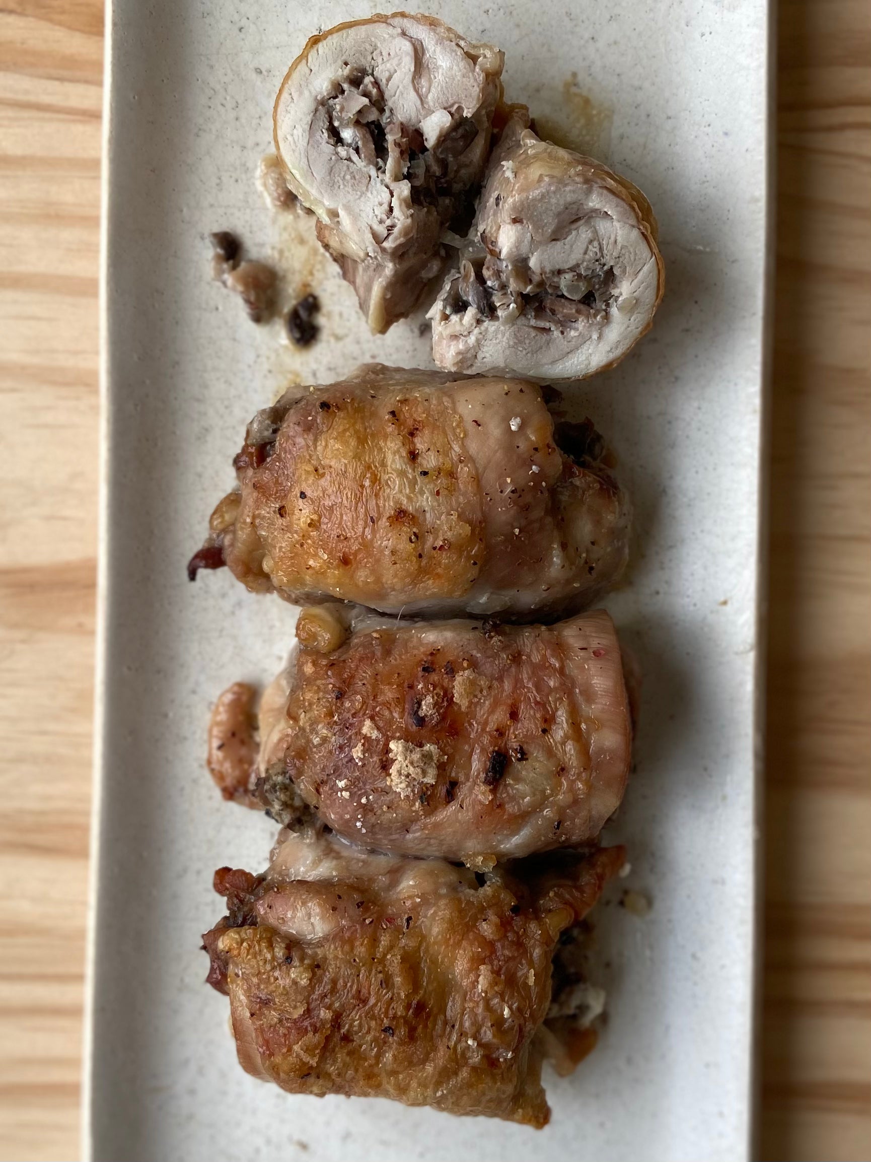 Roti Frango Frango com recheio cremoso de cogumelos – Roti na cozinha