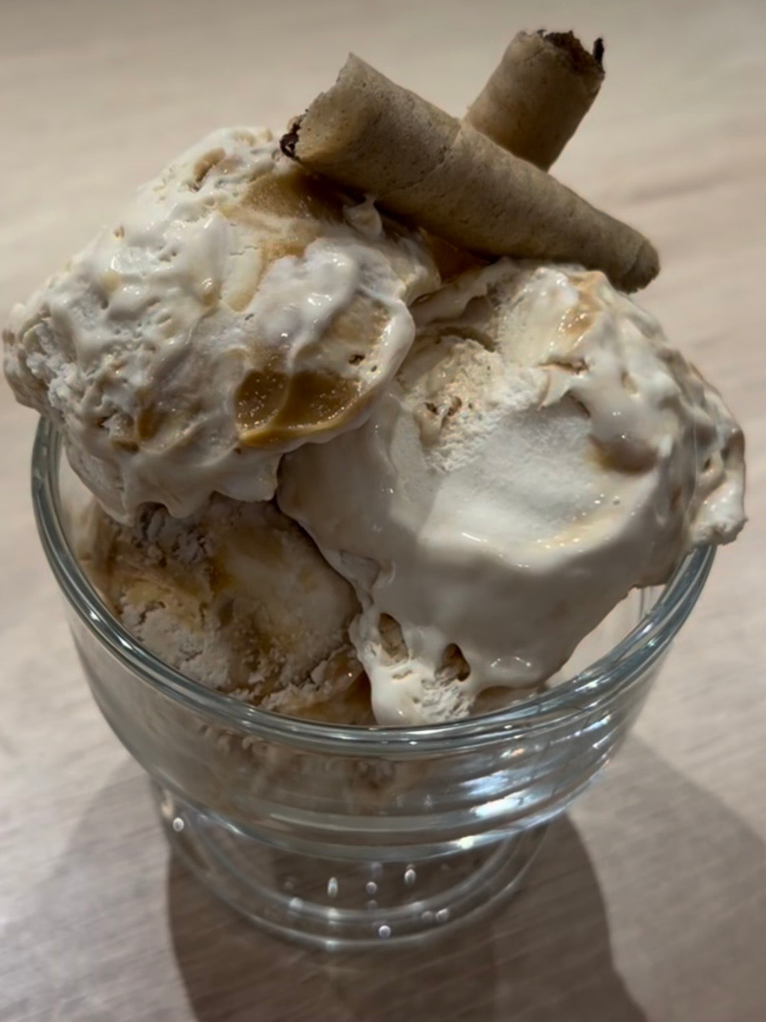 Sorvete de doce de leite